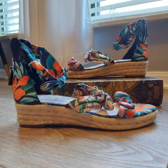 Nine West Allegro Open Toe Casual Espadrille Sandals - Picture 8 of 11